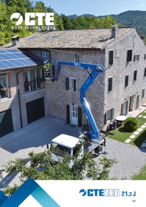 Nacelles à bras articulés montées sur remorque CTE ZED 21.3 JH