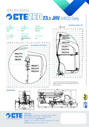 Nacelles à bras articulés montées sur remorque France Elévateur ZED 23.3 JHV