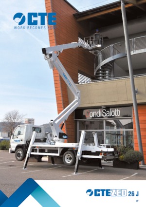 Nacelles à bras articulés montées sur remorque CTE ZED 26 JH