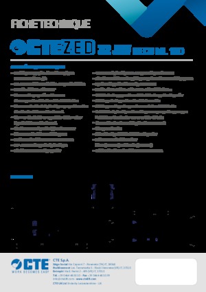 Nacelles à bras articulés montées sur remorque CTE ZED 32 JHV