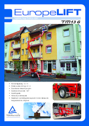 Nacelles à bras articulés montées sur camion EuropeLift TM 13 G