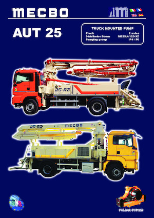 Pompes à béton montées sur camion Mecbo AUT 25 RZ P4.65
