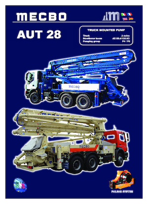 Pompes à béton montées sur camion Mecbo AUT 28 P6.110