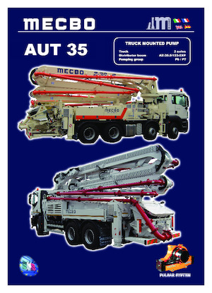 Pompes à béton montées sur camion Mecbo AUT 35 P6.90
