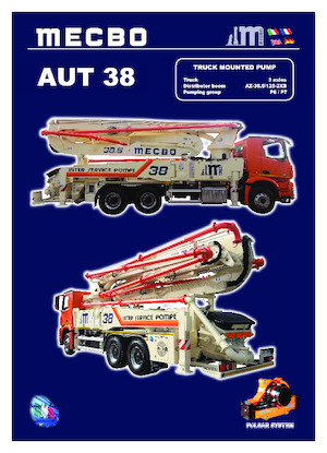 Pompes à béton montées sur camion Mecbo AUT 38 P7.150