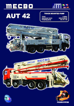 Pompes à béton montées sur camion Mecbo AUT 42 P7.150