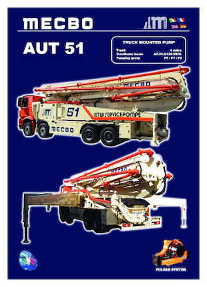 Pompes à béton montées sur camion Mecbo AUT 51 P6.110