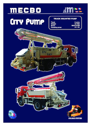 Pompes à béton montées sur camion Mecbo City P4.65