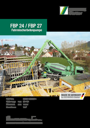 Pompes à béton montées sur camion SCHWING-Stetter FBP 27