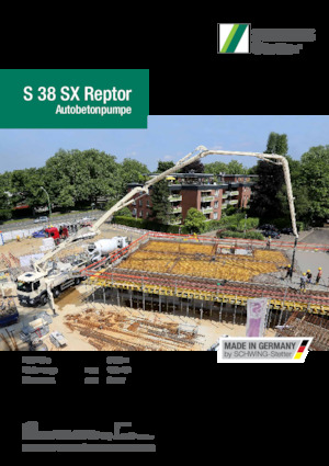 Pompes à béton montées sur camion SCHWING-Stetter S 38 SX Reptor