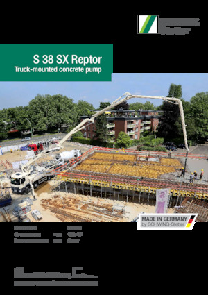 Pompes à béton montées sur camion SCHWING-Stetter S 38 SX Reptor