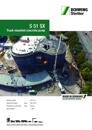 Pompes à béton montées sur camion SCHWING-Stetter S 51 SX