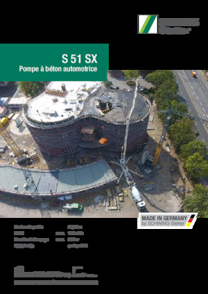 Pompes à béton montées sur camion SCHWING-Stetter S 51 SX