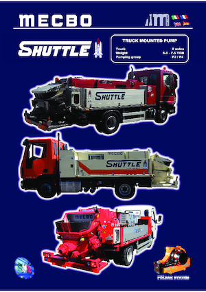 Pompes à béton montées sur camion Mecbo Shuttle P4.40