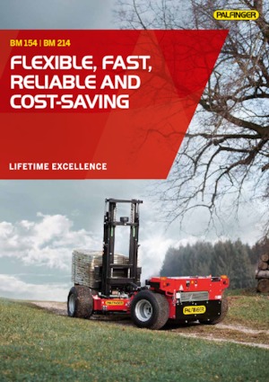 Chariots élévateurs  embarqués diesel Palfinger Crayler BM 154