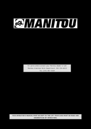 Chariots élévateurs  embarqués diesel Manitou TMT 55