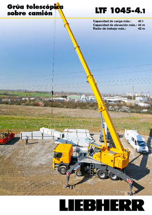 Grues télescopiques  monté sur camion Liebherr LTF 1045-4.1