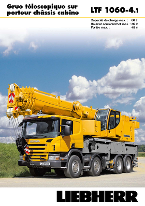 Grues télescopiques  monté sur camion Liebherr LTF 1060-4.1