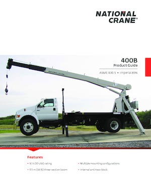 Grues télescopiques  monté sur camion National Crane 400B