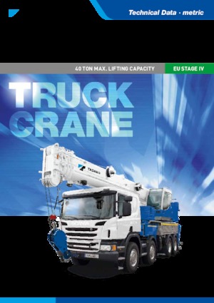 Grues télescopiques  monté sur camion Tadano HK 40