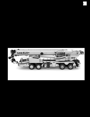 Grues télescopiques  monté sur camion Link-Belt HTC-86110