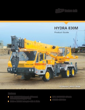 Grues télescopiques  monté sur camion Til HYDRA 830M