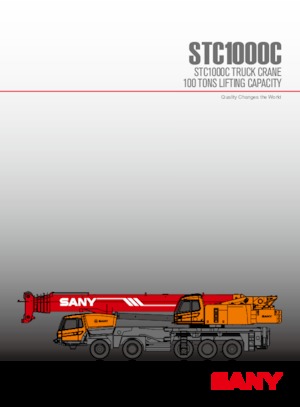 Grues télescopiques  monté sur camion Sany STC1000C
