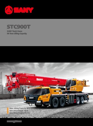 Grues télescopiques  monté sur camion Sany STC900T