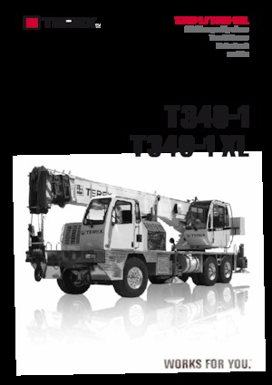Grues télescopiques  monté sur camion TEREX CRANES T 340-1 XL