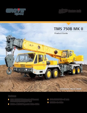 Grues télescopiques  monté sur camion Til TMS 750B MK II