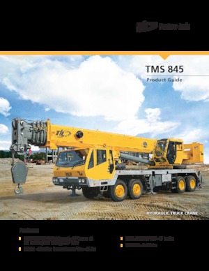 Grues télescopiques  monté sur camion Til TMS 845