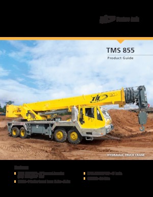 Grues télescopiques  monté sur camion Til TMS 855