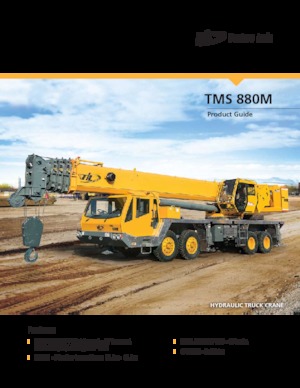 Grues télescopiques  monté sur camion Til TMS 880M