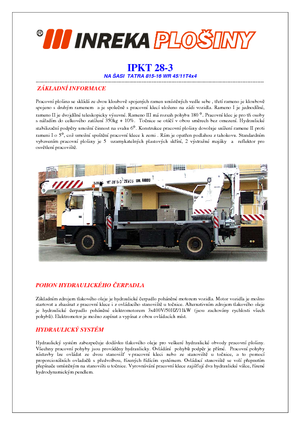 Nacelles à bras articulés montées sur remorque Inreka IPKT 28-3
