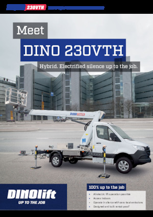 Nacelles télescopiques sur camion Dino Lift Dino 230VTH