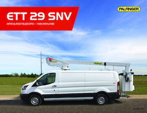 Nacelles télescopiques sur camion Palfinger ETT 29 SNV