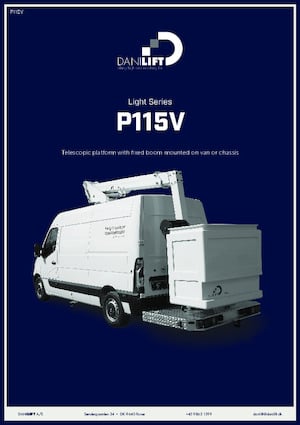 Nacelles télescopiques sur camion Danilift P115V