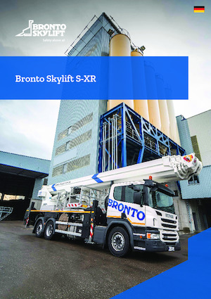 Nacelles télescopiques sur camion Bronto Skylift S70XR