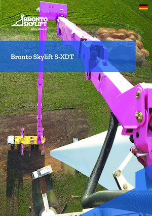 Nacelles télescopiques sur camion Bronto Skylift S46XDT