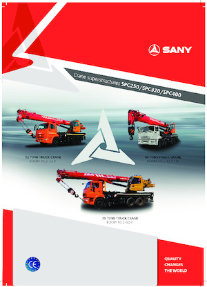 Grues télescopiques  monté sur camion Sany SPC400
