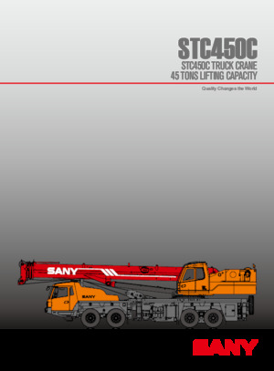 Grues télescopiques  monté sur camion Sany STC450C