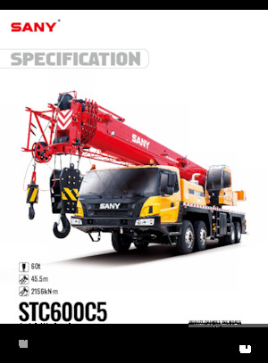 Grues télescopiques  monté sur camion Sany STC600C5