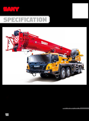 Grues télescopiques  monté sur camion Sany STC800C5