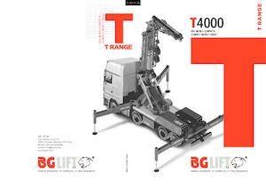 Grues télescopiques  monté sur camion BG Lift T 4000