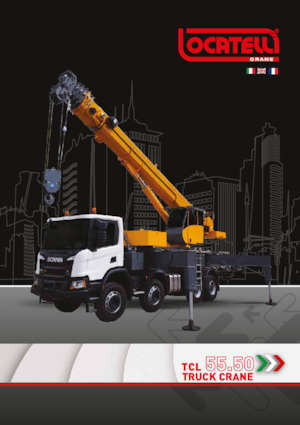 Grues télescopiques  monté sur camion Locatelli TCL 55.50