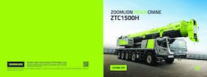 Grues télescopiques  monté sur camion Zoomlion ZTC1500H753