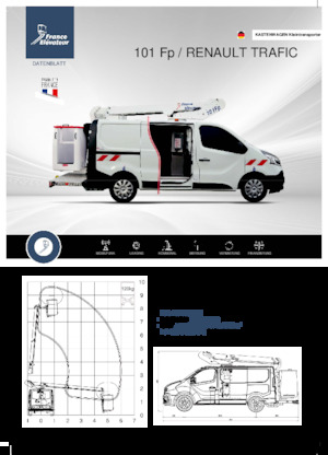 Nacelles télescopiques sur camion France Elévateur 101 Fp