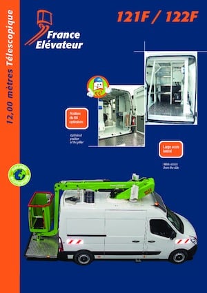 Nacelles télescopiques sur camion France Elévateur 122 F