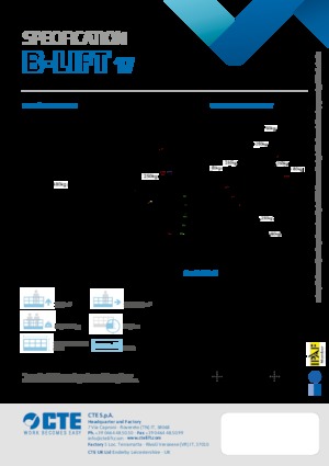 Nacelles télescopiques sur camion CTE B-Lift 17