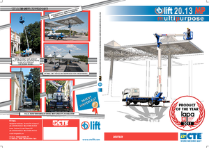 Nacelles télescopiques sur camion CTE B-Lift 20.13 MP